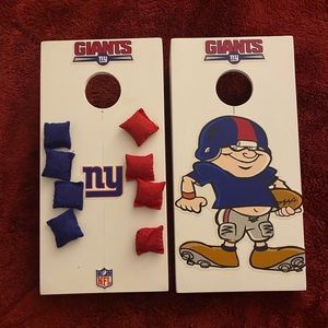 New York Giants table top corn hole game